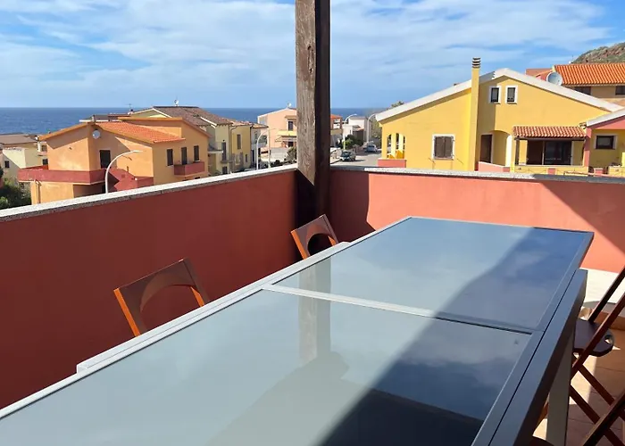 Incantevole Attico Trilocale Vista Mare Strepitosa Castelsardo